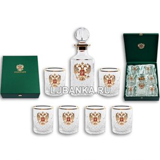 Набор для виски «Президент» хрустальный