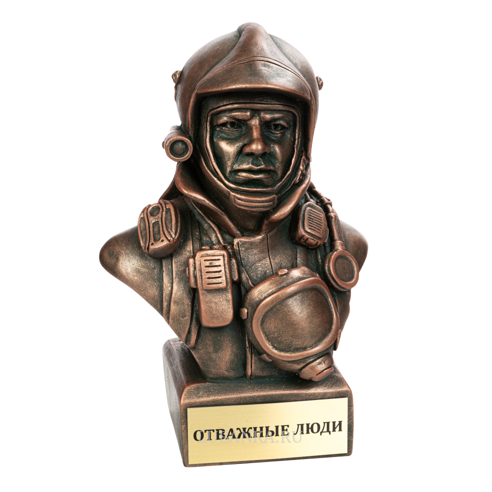 Статуэтка для интерьера «Бюст пожарного»