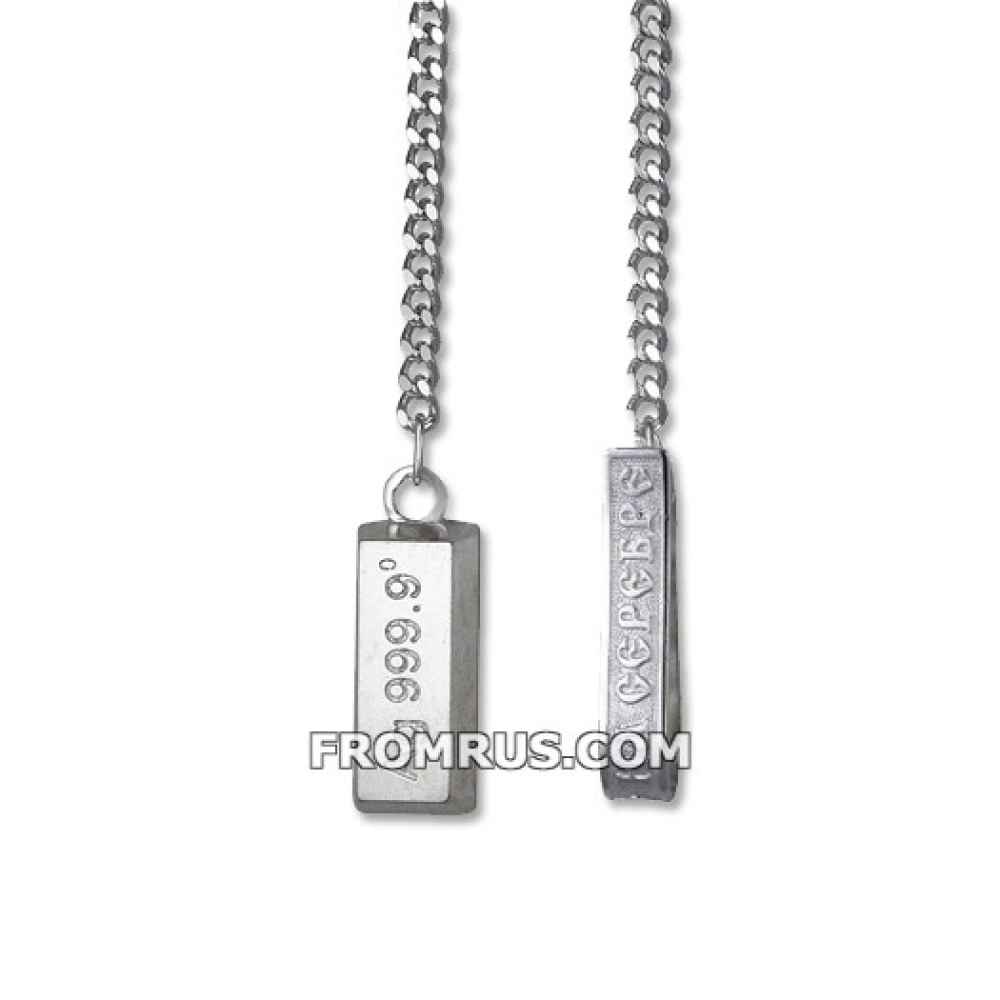 Серебряный ионизатор воды «Слиток»