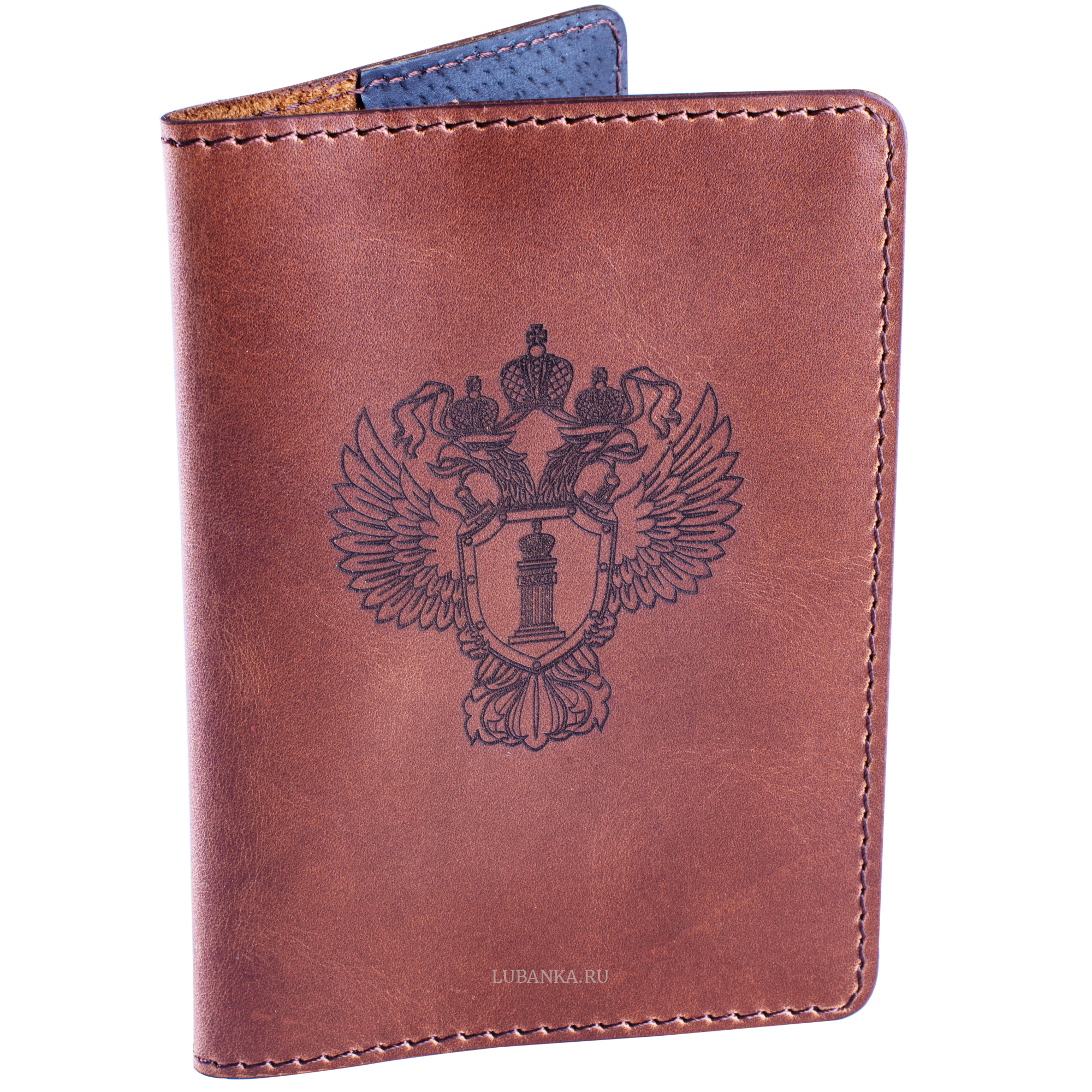 Обложка для паспорта Прокуратура коричневая