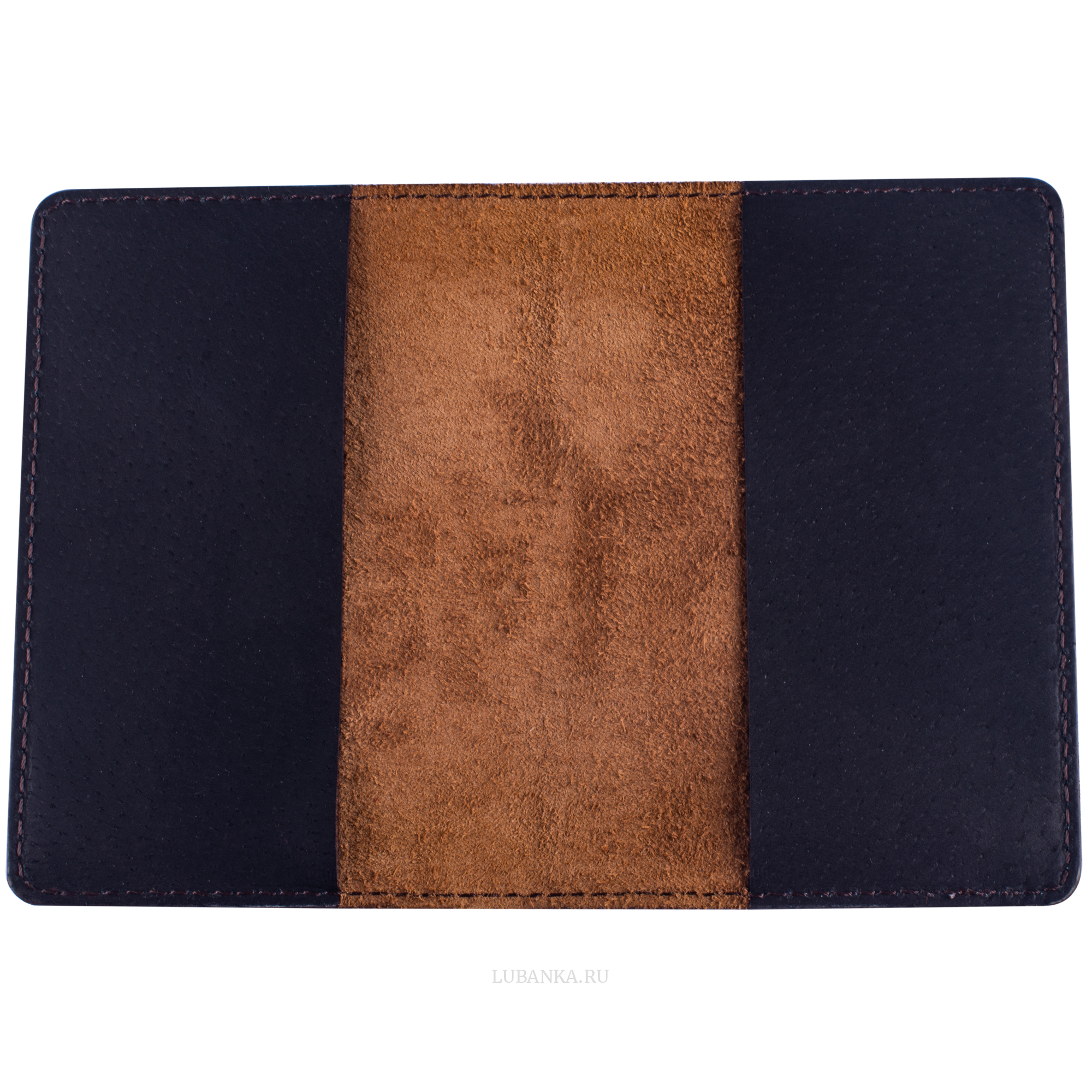 Обложка для паспорта ВМФ коричневая