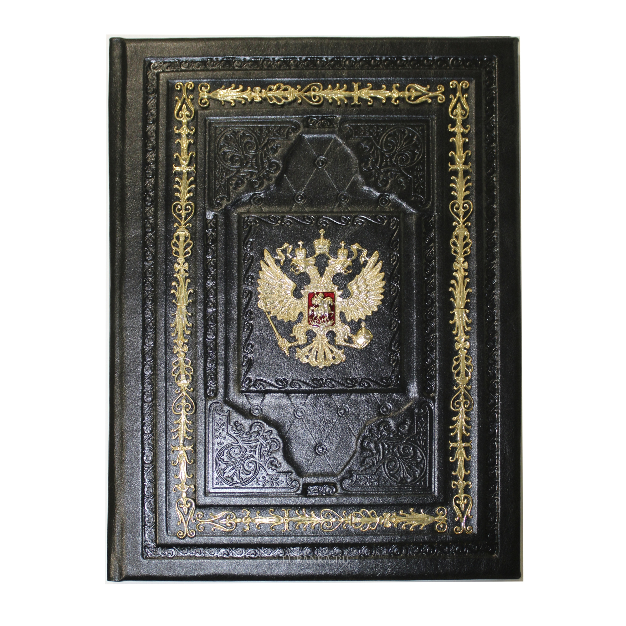 Папка для документов кожаная Двухглавый Орел