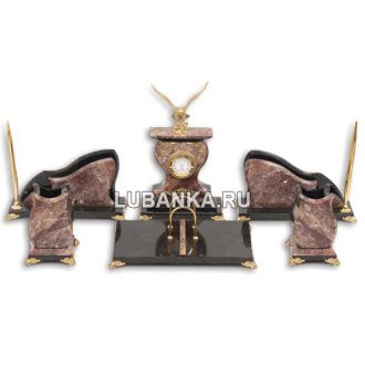 Настольный набор для руководителя «Сенатор» из камня